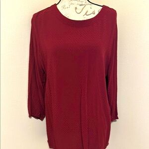Croft and Barrow Women's Top 3/4 Sleeve
